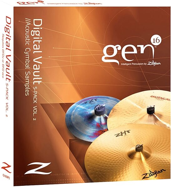 open zoom image for Zildjian Gen16 Digital Vault S-Pack Volume 2 Cymbal Samples, Main