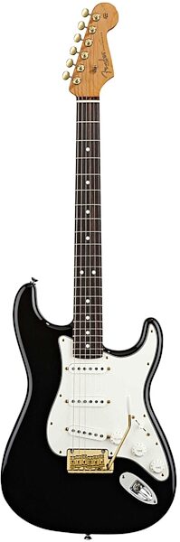 open zoom image for Fender John Mayer Special Edition Black1 Stratocaster Electric Guitar (with Case), Main