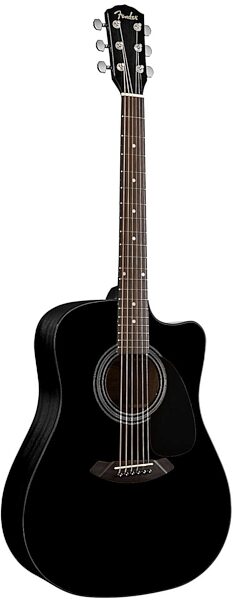 open zoom image for Fender CD-60CE Classic Design Cutaway Acoustic-Electric Guitar (with Case), Black