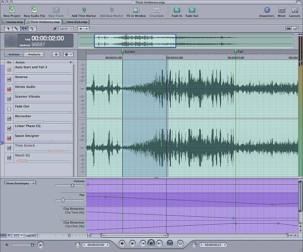 open zoom image for Apple Soundtrack Pro Music Production Software (Macintosh), Main