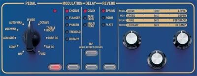 open zoom image for Vox ToneLab Guitar Amp Modeling Processor, Effects Panel