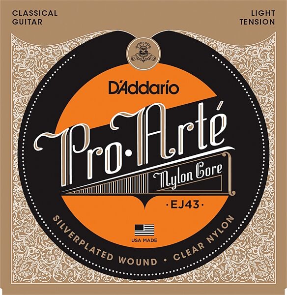 open zoom image for D'Addario EJ43 Pro-Arte Nylon Classical Acoustic Guitar Strings, New, Action Position Back