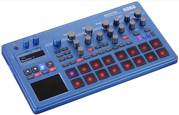 open zoom image for Korg Electribe Music Production Station, Blue, Blue Angle