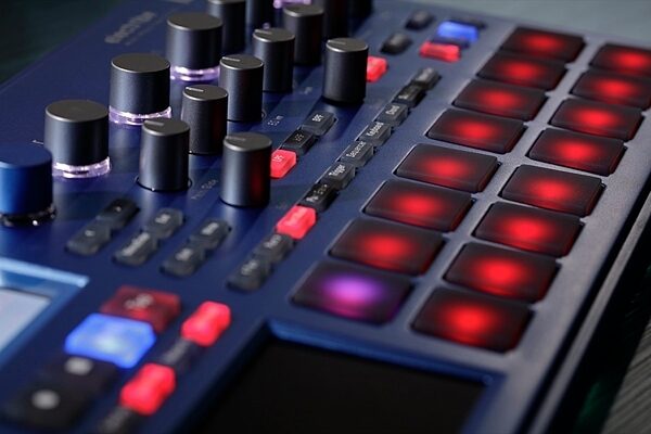 open zoom image for Korg Electribe Music Production Station, Blue, Blue Closeup