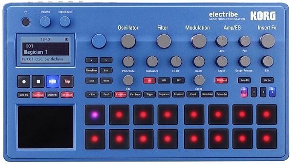 open zoom image for Korg Electribe Music Production Station, Blue, Blue