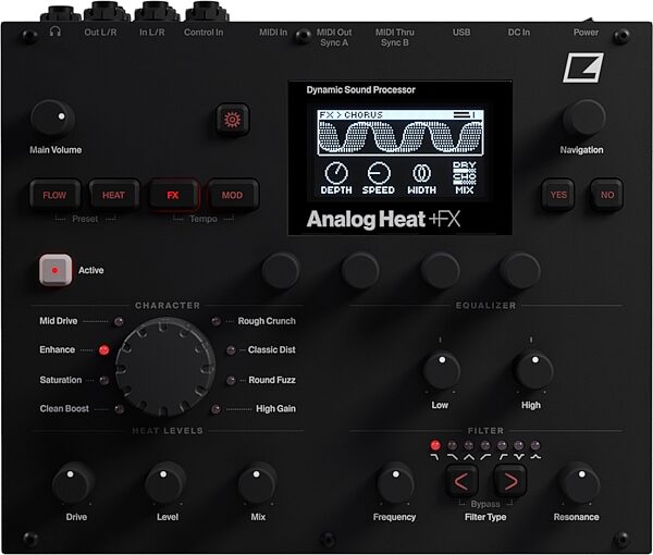 open zoom image for Elektron Analog Heat +FX Desktop Effects Processor, New, Main