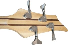 open zoom image for Traben Tribal Sun Electric Bass Guitar, Headstock and Tuners
