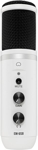 open zoom image for Mackie EleMent EM-USB USB Condenser Microphone, Limited Edition Arctic White, Main
