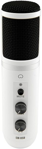 open zoom image for Mackie EleMent EM-USB USB Condenser Microphone, Limited Edition Arctic White, View