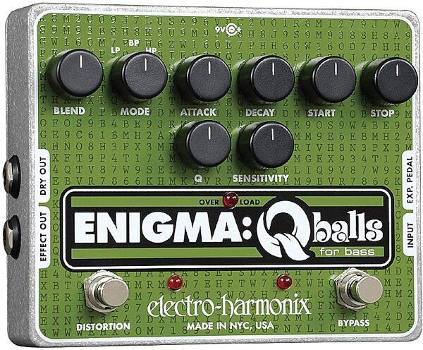 open zoom image for Electro-Harmonix Enigma Q Balls Envelope Filter Pedal, Main