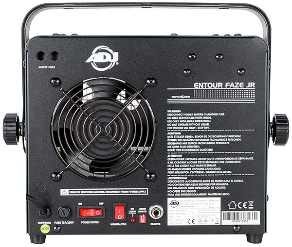 open zoom image for ADJ Entour Faze Jr Fog Machine, New, Rear