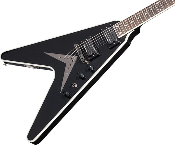 open zoom image for Epiphone Dave Mustaine Flying V Custom Electric Guitar (with Case), Action Position Back