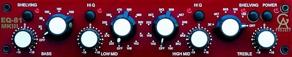 open zoom image for Golden Age Project EQ-81 MKIII Neve-Style 4-Band Equalizer, New, Main