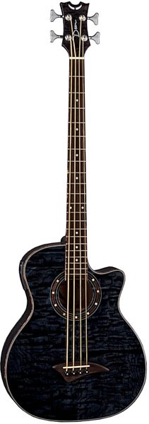 open zoom image for Dean Exotica Quilt Ash Acoustic-Electric Bass, Transparent Black