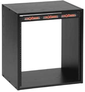 open zoom image for RaXXess ER12 12-Space Economy Rack (Black Oak), Main
