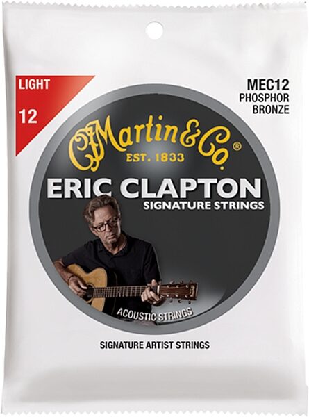 open zoom image for Martin Clapton's Choice Acoustic Guitar Strings, Light, Action Position Back