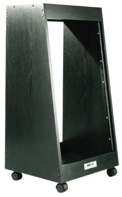 open zoom image for RaXXess 18-Space Slant Economy Rack (Black Oak), Main
