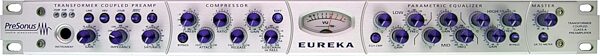 open zoom image for PreSonus Eureka Pro Recording Channel Strip Microphone Preamp, Front View
