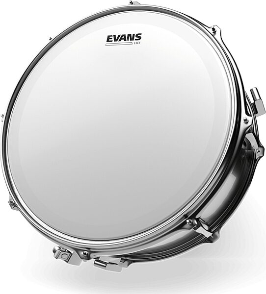 open zoom image for Evans Genera HD Coated Snare Drumhead, White, 14 inch, In Use