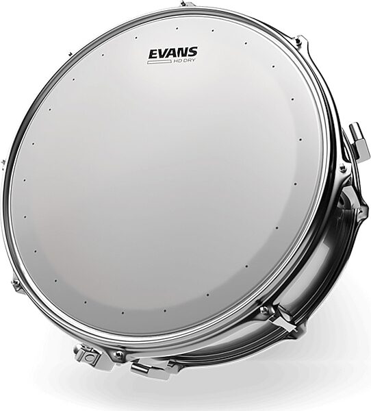 open zoom image for Evans Genera HDD Dry Coated Snare Drumhead, 8 inch, Action Position Back