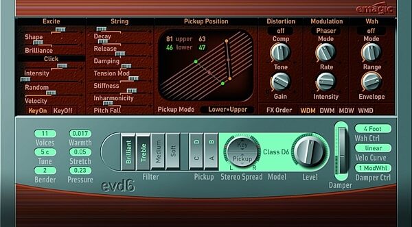 open zoom image for Emagic Logic Pro (Macintosh), EVD6