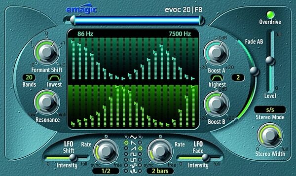open zoom image for Emagic Logic Pro (Macintosh), EVOC 20 FB