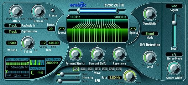 open zoom image for Emagic Logic Pro (Macintosh), EVOC 20 TD