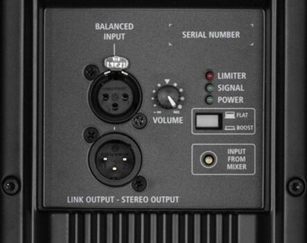 open zoom image for RCF Evox J8 Active Portable Array PA System, Black, Rear Panel