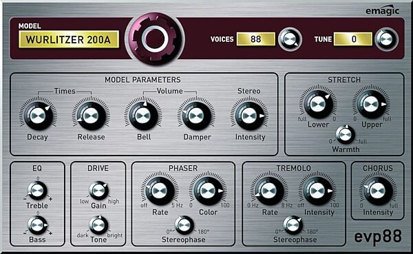 open zoom image for Emagic Logic Pro (Macintosh), EVP88