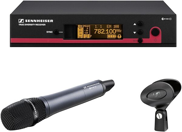 open zoom image for Sennheiser ew115G3 Evolution G3 100 Series UHF Handheld Wireless Microphone, Main