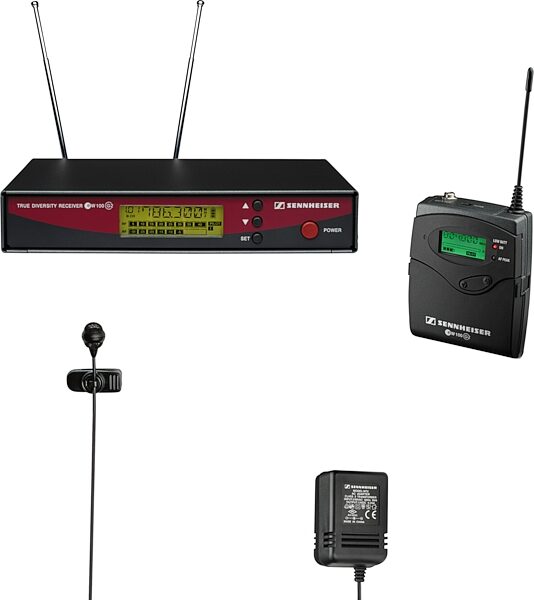 open zoom image for Sennheiser ew122G2 Cardioid Lavalier UHF Wireless System, All