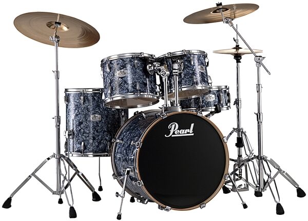 open zoom image for Pearl ELX825 Export Select 5-Piece Drum Kit, Prizm Blue