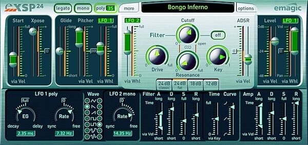 open zoom image for Emagic Logic Pro (Macintosh), EXSP24