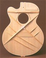 open zoom image for Yamaha CPX15SA Caribbean Acoustic-Electric Guitar, Bracing