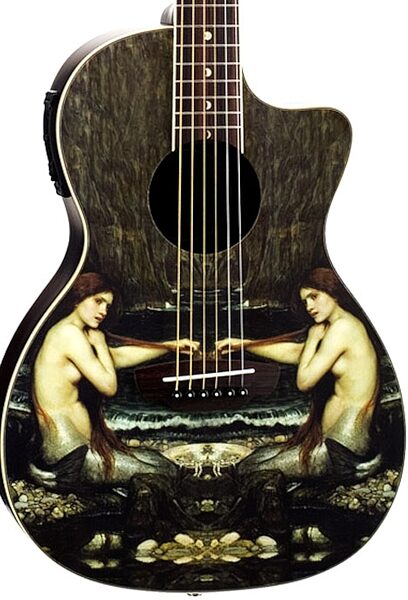 open zoom image for Luna Fantasie Mermaid Acoustic-Electric Guitar, Body