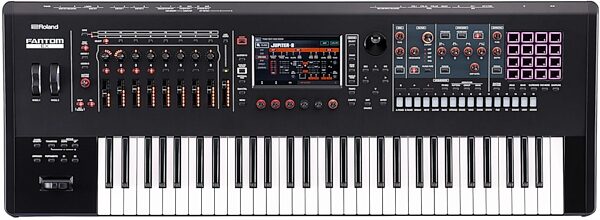 open zoom image for Roland FANTOM 6 EX Synthesizer Workstation Keyboard, 61-Key, New, Action Position Back