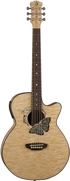 open zoom image for Luna Fauna Butterfly Acoustic-Electric Guitar, Main