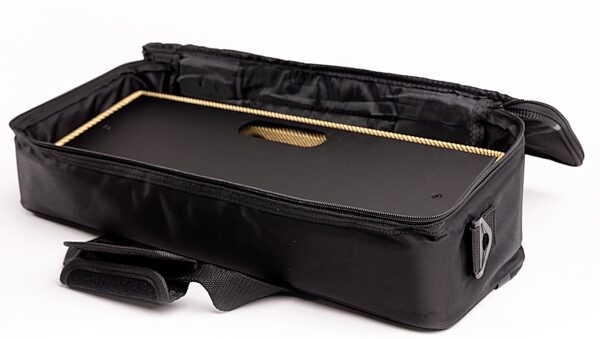 open zoom image for Blackbird Feather Board Pedalboard (with Gig Bag), Tweed, Action Position Back