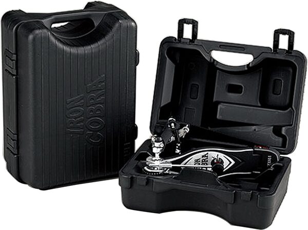 open zoom image for Tama HP900PWN Iron Cobra Power Glide Double Bass Drum Pedal (with Case), Chrome, Action Position Back