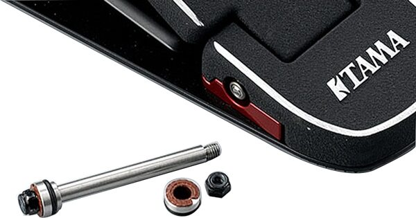 open zoom image for Tama HP900PWN Iron Cobra Power Glide Double Bass Drum Pedal (with Case), Chrome, Action Position Back