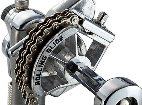 open zoom image for Tama HP910LWN Speed Cobra Double Bass Drum Pedal (with Case), Chrome, Action Position Back
