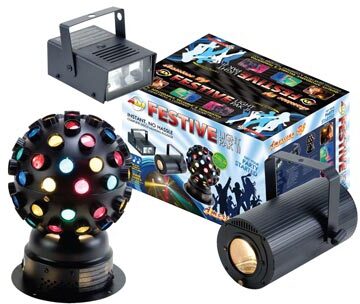 open zoom image for American DJ Festive Light Pak II Lighting Package, Main