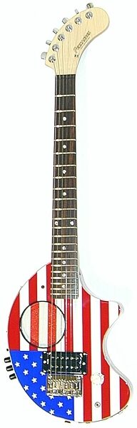 open zoom image for Fernandes Nomad Deluxe Electric Guitar with Effects, USA Flag