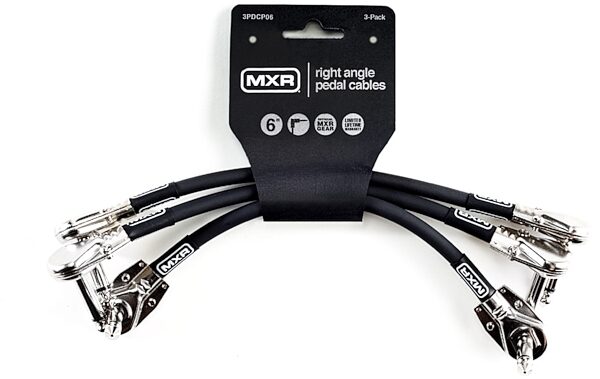 open zoom image for MXR Instrument Patch Cables, 3-Pack, 6 inch, TS, Main