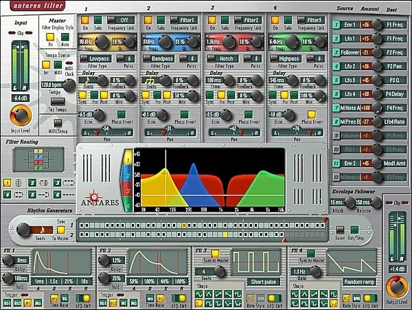 open zoom image for Antares Filter Plug-In VST/RTAS (Macintosh and Windows), Main