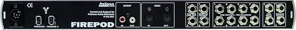 open zoom image for PreSonus Firepod FireWire Interface with Preamps, Rear
