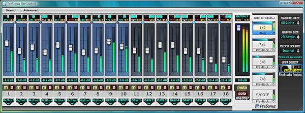 open zoom image for PreSonus FireStudio Project FireWire Audio Interface, Mixer