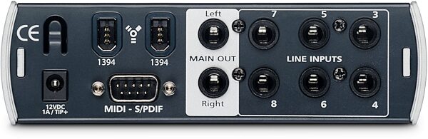 open zoom image for PreSonus FireStudio Mobile FireWire Audio Interface, Back