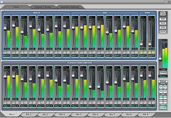 open zoom image for PreSonus FireStudio FireWire Recording Interface, Mixer
