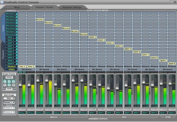 open zoom image for PreSonus FireStudio FireWire Recording Interface, Router